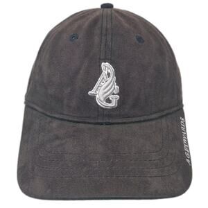 Stylemaster Baseball Cap Brown Silver OS Slideback Hat A.G. Edwards Embroidered